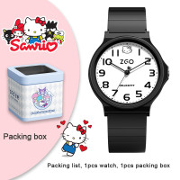 ราคา 34 มม ของแท้ 100 Cinnamoroll นาฬิกาข้อมือ Sanrio Hello Kitty สำหรับเด็กผู้หญิงสายอ่อนแฟชั่นนาฬิกากันน้ำนาฬิกาควอตซ์นาฬิกากันรอยขีดข่วนน่ารักนาฬ8522 (20878991449)