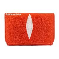 ราคา กระเป๋าสตางค์ผู้หญิงสามพับใบสั้น หนังปลากระเบนแท้ สไตล์ 3 พับ เลือกสีได้ มีหลายช่องใช้งาน ทนทานเป็นเลิศ หนังแท้ 100 (16044393571)