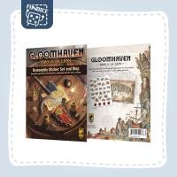 ราคา Fun Dice Gloomhaven Jaws of The Lion Removable Sticker Set Map Board Game (14663515522)