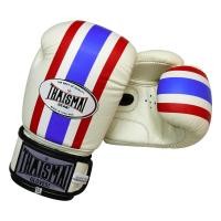 ราคา THAISMAI BG124 FACNY นวมชกมวย นวมซ้อมมวยป นวมต่อยมวย อุปกรณ์มวยไทย นวม หนังแท้ลายธงชาติ BOXING GLOVES FANCY THAI FLAG THAIFIGHTPRO (9995026275)
