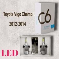 ราคา หลอดไฟหน้า LED Toyota Vigo Champ ปี 2012 2014 H4 แสงขาว 6000k มีพัดลมในตัว ตรงรุ่น (17739153550)