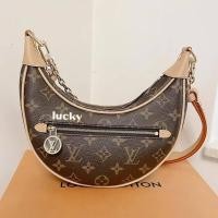 ราคา LUCKY Louis vuitton M81098 กระเป๋ารุ่น LOOP กระเป๋าสะพาย กระเป๋าถือ (15656524786)