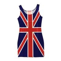 ราคา AZDH บางเฉียบ เปลือย ชุดคลับ ชุดแขวน คอ V เสื้อผ้าประสิทธิภาพ ชุดธง Union Jack ชุดเดรสผู้หญิง กระโปรงเสื้อกั๊ก ชุดเดรสลายธงชาติอังกฤษ (20445616572)