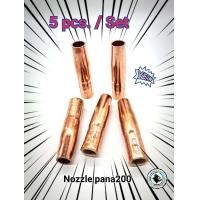 ราคา Nozzle pana200 Copper ปลอกครอบหัวเชื่อม MIG MAG CO2 สายเชื่อมไฟฟ้า สายเชื่อม ซี โอ ทู ตู้เชื่อมไฟฟ้า (9987987061)