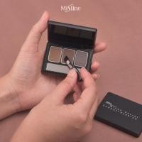 ราคา 1 ชิ้น ที่เขียนคิ้วแบบฝุ่น มิสทีน บราวส์ ซีเคร็ท Mistine Brows Secret Compact Eyebrow (615340191)