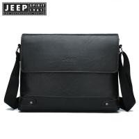 ราคา JEEP SPIRIT 1941กระเป๋ากระเป๋าสายไหล่เดียวของรองเท้าผู้ชายหนังแท้ ESTD กระเป๋ากระเป๋าสายไหล่เดียวลำลองกระเป๋าถือกระเป๋าสะพายข้างของผู้ชาย (18992281289)