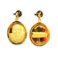 ราคา จี้พระประจำวันเกิด หลวงปู่ทวด เลี่ยมทองแท้90 กันน้ำมีใบรับประกัน (7549947165)