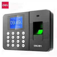 ราคา Deli เครื่องตอกบัตร เครื่องสแกนลายนิ้วมือ สแกนนิ้วมือลงเวลา การจดจำลายนิ้วมืออย่างรวดเร็ว Attendance Machine (20798102984)
