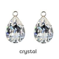 ราคา IMAGIE ต่างหูคริสตัล SWAROVSKI ทรงหยดน้ำ14x10mm หลากสี (751716119)
