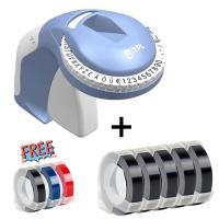 ราคา DYMO Label Maker 12965คู่มือแบบพกพาเครื่องพิมพ์ดีดพร้อม3D 9มม ลายนูนเทปสำหรับDymo Organizer Xpress Embossing Maker dymoฉลากด้วยตนเองMaker (19406447174)