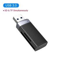 ราคา ออก E TAX ลดหย่อนภาษีได้ ORICO 2 In 1 USB3 0 Type C Card Reader Memory Card Reader Portable Smart Card Reader Adapter for TF SD Micro SD SDXC SDHC MMC CD2D (15123911162)