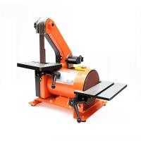 ราคา เครื่องขัดเจียรโลหะแบบตั้งโต๊ะเครื่องขัดกระดาษทรายสายพานขัดแบบ DIY เครื่องลบมุมไม้เครื่องเหลามีด220V (14824553421)