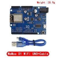 ราคา 1Set UNO R3 Official Box ATMEGA16U2 UNO WiFi R3 MEGA328P Chip CH340G For Arduino UNO R3 Development Board WeMos ESP8266 (19740479670)
