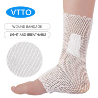 ราคา ผ้าพันแผลตาข่ายยืดหยุ่นม้วน VTTO 1ม้วนผ้าพันแผลพันท่อตาข่ายผ้าพันแผลพันแผลแก้ไขพลาสเตอร์ปิดแผลแบบระบายอากาศ (19723688752)