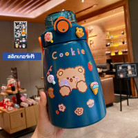 ราคา สติกเกอร์ฟรีแบบสุ่ม 1000มล เด็ก ถ้วยเก็บอุณหภูมิ กระติกน้ำร้อน ถ้วยน้ำเย็น ถ้วยฉนวน ถ้วยร้อน เก็บอุณหภูมิ กระบอกน้ำสแตนเลส ความจุสูง กระติกน้ำส กระติกน้ำสแตนเลสความจุขนาดใหญ่ Jobtea th (21126077670)