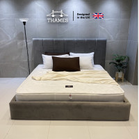 ราคา Thames แถมหมอน ที่นอนสปริง หุ้มผ้านุ่มขนนก สีขาว รุ่น Winner 2 คิ้ว หนา 9 นิ้ว (14904247532)