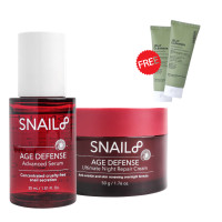ราคา SNAIL8 DUO SET แถม Dephini jelly cleanser 2หลอด SNAIL8 Age Defense Advanced Serum 30ml และ SNAIL8 Age Defense ultimate Night Repair cream 60g (21349258360)