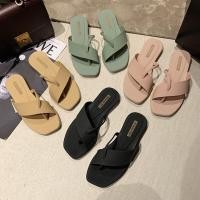 ราคา รองเท้า รองเท้าแตะ รองเท้าแฟชั่น รองเท้าแตะแฟชั่นหูหนีบสายไขว้ 3สี (4573088220)