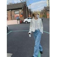 ราคา Hita Fashion เสื้อแจ็คเก็ตเอวลอยเอวสูง French Commuter (19840571641)