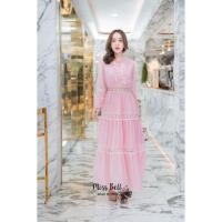 ราคา Vaneka Pink Long Sleeve Maxi Dress L เดรสยาว เดรสแขนยาว เดรสออกงาน เดรสสีชมพู เดรสไปงานแต่ง งานหมั้น งานบุญ เรียบร้อย (20579279721)