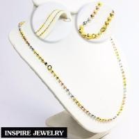ราคา แบรนด์ Inspire Jewelry สร้อยคอ 3กษัติรย์ เม็ดอิตาลี น้ำหนัก 1 บาท งานทองไมครอน ชุบเศษทองคำแท้ นาก และทองขาว มีให้เลือกระหว่าง 20นิ้ว และ ยาว 24นิ้ว หนัก 18 กรัม (209094821)