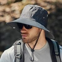 ราคา Topi Bucket ฤดูร้อนสำหรับผู้ชายหมวกชาวประมงหมวกตกปลากันแดดกลางแจ้งหมวกกันแดดปีกกว้างกันแดดสำหรับขี่เดินป่ากันแดด (21356986380)