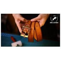 ราคา King Leather เข็มขัดหนังวัวแท้ นำเข้าจากอิตาลี Genuine Leather Belt Made in Italy IT 11 (17179408929)