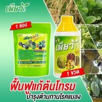 ราคา แก้ปัญหาต้นโทรม บำรุงต้านทานโรคแมลง เพียว1 วัคซีนพืช เพียวกู๊ดพลัส เปลี่ยนดินให้มีพลัง วัคซีนพืช ป้องกันเพลี้ยหนอน เกษตรเพียว (9504030436)