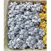 ราคา ดอกดาวกระจายโปรยทาน ริบบิ้นกากเพชรสีเงิน ทอง (20713562019)