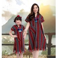 ราคา ชุดชาวเขา ชุดเด็กดอย Naka ผ้าทอพื้นเมือง เดรสชาวเขา เดรสผ้าทอ ชาวเขา ชุดแม่ลูก ชุดครอบครัว (12775475920)