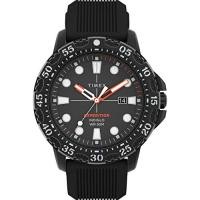 ราคา Timex Mens Expedition Gallatin 44mm Watch Black Case Black Dial with Black Silicone Strap (20426481945)