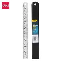 ราคา Deli ไม้บรรทัดเหล็ก ไม้บรรทัด ฟุตเหล็ก ไม้สามเหลี่ยม ไม้วัดสเกล ไม้บรรทัดฟุตเหล็ก ยาว 15 20 30 50 ซม อุปกรณ์สำนักงาน Metal ruler (14402358944)