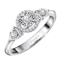 ราคา Prima Diamond แหวนเพชรน้ำ 99 แบบ Impression Collcetion 600R0578 01 (2765896106)