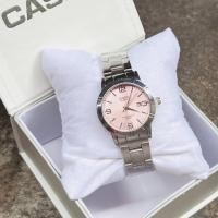 ราคา 3D Watchนาฬิกาข้อมือผู้หญิงแฟชั่น casio สีใหม่ กันน้ำได้สายเลทสีพริ้งโกล หน้าปัดชมพู สวยงาม ขนาด32mm ฟรีถ่านสำรอง (15652170960)