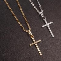 ราคา Rinhooแฟชั่น18KสแตนเลสชุบทองCrossสร้อยคอAAAเพทายจี้สำหรับผู้หญิงผู้ชาย (6297422733)