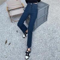 ราคา กางเกงยีนขายาวลําลอง กางเกงยีนส์ขายาวเข้ารูป กางเกงยีนส์ขายาวสีทึบ กางเกงยีนส์ (17982403611)