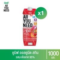 ราคา 1 กล่อง Unif All You Need ยูนิฟออลยูนีดน้ำผักผลไม้ผสมน้ำมะเขือเทศรวม 1000 มล (21337699503)