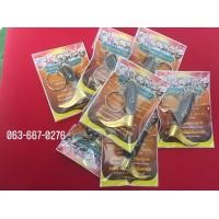 ราคา พวงกุญแจตะขอช้าง หนังปะกำ พวงกุญแจมงคล แท้100 (8239175564)