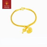 ราคา แม่ทองสุก สร้อยข้อมือ มือเบนซ์หัวใจฉลุกุญแจตุ้งติ้ง แบบ 1 2 สลึง (14067236468)