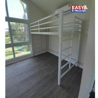 ราคา เตียง2ชั้น ขนาด 3 5 ฟุต เตียงยกสูง เตียงชั้นลอย รุ่นบันไดปีนข้างเตียง ส่งฟรี กรุงเทพ และปริมณฑล (19766554262)