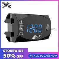 ราคา นาฬิกาอิเล็กทรอนิกส์สำหรับรถจักรยานยนต์12V กันฝุ่น3 In 1เทอร์โมมิเตอร์มอเตอร์ไซด์โวลต์มิเตอร์จอแสดงผลดิจิตอลดิจิตอลมิเตอร์วัดกระแสไฟโวลต์มิเตอร์ไฟ LED สากล (20427783328)