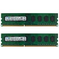 ราคา Samsung RAM DDR3 8GB 2X4GB 1333MHz หน่วยความจำเดสก์ท็อป240Pin DIMM 4GB PC3 10600U 1 5V โมดูลหน่วยความจำ RAM DDR3 (11884900593)
