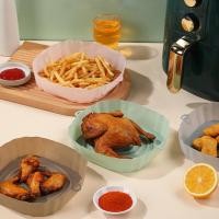 ราคา 2ชิ้นหม้อทอดอากาศเตาอบถาดอบทอดไก่ตะกร้าเสื่อ AirFryer ซิลิโคนหม้อรอบเปลี่ยนย่างกระทะอุปกรณ์เสริม20เซนติเมตร (16556430491)
