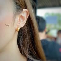 ราคา Basic circle 14k hoop earrings ต่างหูห่วงงานชุบ 14k สแตนเลส สวย ทน เงา โดนน้ำ โดนน้ำหอมได้สบายๆเลยค่ะ (16300806033)