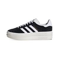 ราคา กล่องเดิมAdidas Originals Gazelle Bold รองเท้าผ้าใบกันลื่นทนต่อการสึกหรอและเพิ่มความสูงสำหรับผู้หญิงสีชมพูสีดำและสีขาวสีเทาและสีขาว (21046858459)