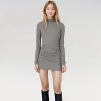 ราคา Closet Crush Mini dress with long sleeves and turtle neck Grey เดรสสั้นแขนยาวคอเต่า (21311581371)