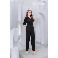 ราคา T JL13 จั้มสูทขายาว ไขว้หน้า ผ้ายืดทั้งตัว มีไซส์สาวอวบ M L36 40 L XL40 44 ชุดผู้หญิง ชุดสาวอวบ ชุดออกงานหรูๆ ชุดทำงาน แฟชั่นผู้หญิง 2022 (12844042272)