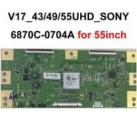 ราคา 1ชิ้น TCON บอร์ด V17 43 49 55UHD SON MEMC 60Hz Ver0 3 6870C 0704A ทีวี T CON ลอจิกบอร์ดสำหรับ43นิ้ว49นิ้ว55นิ้ว (11273105934)