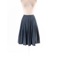 ราคา flynow กระโปรงพิมพ์ลายจุด แต่งจับจีบรอยตัวซิปข้าง ป้ายแบรนด์ระบุไซส์ EUR 38 Preloved (20670314398)