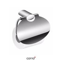 Cotto ที่ใส่กระดาษชำระแบบมีฝาปิด รุ่น Curve CT0224(HM)